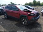 2017 Jeep Cherokee Trailhawk Maroon vin: 1C4PJMBB3HW517237