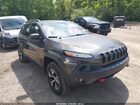 2017 Jeep Cherokee Trailhawk Gray vin: 1C4PJMBS0HW612791