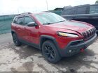 2017 Jeep Cherokee Trailhawk Red vin: 1C4PJMBS7HW645349
