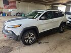 2016 Jeep Cherokee Trailhawk White vin: 1C4PJMBSXGW183786