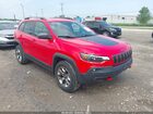 2019 Jeep Cherokee Trailhawk Red vin: 1C4PJMBX3KD195293