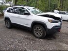 2022 Jeep Cherokee Trailhawk 4x4 White vin: 1C4PJMBX9ND528763