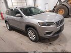 2019 Jeep Cherokee Latitude 4x4 Silver vin: 1C4PJMCB2KD341184