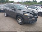 2016 Jeep Cherokee Latitude Black vin: 1C4PJMCB6GW368142