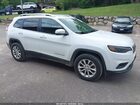 2019 Jeep Cherokee Latitude 4x4 White vin: 1C4PJMCB8KD450927