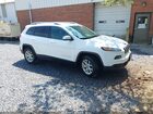 2018 Jeep Cherokee Latitude 4x4 White vin: 1C4PJMCB9JD528517