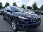 2016 Jeep Cherokee Latitude Dark Blue vin: 1C4PJMCS9GW301762