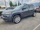 2016 Jeep Cherokee Limited Gray vin: 1C4PJMDB6GW340940