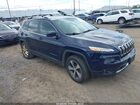 2016 Jeep Cherokee Limited Dark Blue vin: 1C4PJMDBXGW109586