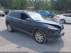 2016 Jeep Cherokee Limited Dark Blue vin: 1C4PJMDS1GW155534