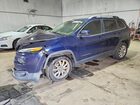 2016 Jeep Cherokee Limited Blue vin: 1C4PJMDS8GW129366