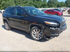 2016 Jeep Cherokee Limited Black vin: 1C4PJMDS8GW214143