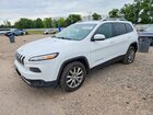 2017 Jeep Cherokee Limited White vin: 1C4PJMDSXHD214027