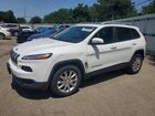 2017 Jeep Cherokee Limited White vin: 1C4PJMDSXHW637842