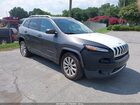 2018 Jeep Cherokee Overland 4x4 Gray vin: 1C4PJMJX7JD613693