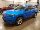 2022 Jeep Cherokee Latitude Lux Blue vin: 1C4PJMMX6ND517278