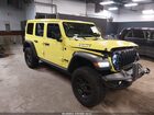 2024 Jeep Wrangler 4-door Willys 4x4 Yellow vin: 1C4PJXDG8RW287321