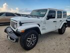 2024 Jeep Wrangler Sahara White vin: 1C4PJXEG8RW267438