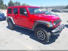 2025 Jeep Wrangler 4-door Rubicon 4x4 Red vin: 1C4PJXFN3SW572669