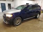 2017 Dodge Durango Sxt Синий vin: 1C4RDHAG2HC709190