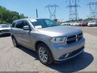 2017 Dodge Durango Sxt Awd Silver vin: 1C4RDJAG6HC606457