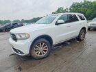 2017 Dodge Durango Sxt White vin: 1C4RDJAG7HC937385