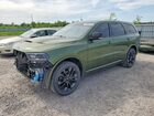 2022 Dodge Durango Gt Green vin: 1C4RDJDG3NC132832