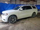 2019 Dodge Durango Gt White vin: 1C4RDJDG7KC664290