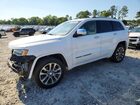 2018 Jeep Grand Cherokee Overland White vin: 1C4RJECG8JC281362