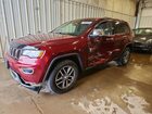 2018 Jeep Grand Cherokee Limited Burgundy vin: 1C4RJFBG9JC293172