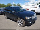 2019 Jeep Grand Cherokee Overland 4x4 Black vin: 1C4RJFCG3KC568566
