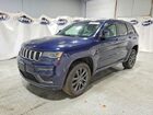 2018 Jeep Grand Cherokee Overland Blue vin: 1C4RJFCG6JC436142
