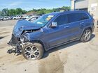 2021 Jeep Grand Cherokee Overland Синий vin: 1C4RJFCG7MC583736