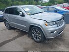 2018 Jeep Grand Cherokee Overland 4x4 Silver vin: 1C4RJFCT9JC215230