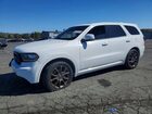 2017 Dodge Durango R/t White vin: 1C4SDHCT6HC950729