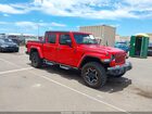 2020 Jeep Gladiator Rubicon 4x4 Red vin: 1C6JJTBG0LL145756