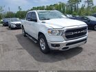 2019 Ram 1500 Big Horn/lone Star  4x2 5'7 Box White vin: 1C6RREFT8KN851603