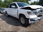 2020 Ram 1500 Laramie  4x4 6'4 Box White vin: 1C6SRFDT2LN227484