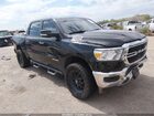 2019 Ram 1500 Big Horn/lone Star  4x4 5'7 Box Black vin: 1C6SRFFT1KN881789
