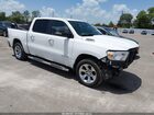 2020 Ram 1500 Big Horn  4x4 5'7 Box White vin: 1C6SRFFTXLN109440