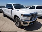 2025 Ram 1500 Limited Longhorn  4x4 5'7 Box White vin: 1C6SRFHP1SN712565