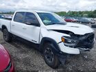 2019 Ram 1500 Rebel  4x4 5'7 Box White vin: 1C6SRFLT6KN881775