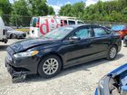 2016 Ford Fusion S Black vin: 1FA6P0G73G5111895