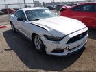 2017 Ford Mustang V6 White vin: 1FA6P8AM4H5230585