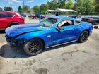 2017 Ford Mustang Gt Blue vin: 1FA6P8CF0H5263842
