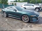 2019 Ford Mustang Bullitt Green vin: 1FA6P8K08K5501473