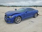 2016 Ford Mustang V6 Coupe Blue vin: 1FA6P8TH1G5289527