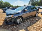 2018 Ford Focus Se Gray vin: 1FADP3F20JL226553