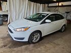 2018 Ford Focus Se White vin: 1FADP3F21JL239814
