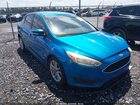 2017 Ford Focus Se Blue vin: 1FADP3F24HL241910